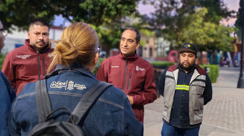 Intensifica Pepe Saldívar labores de servicios públicos en Guadalupe