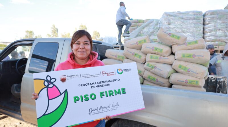 Atiende Gobierno de Zacatecas a 757 familias con programa Mejoramiento de Vivienda