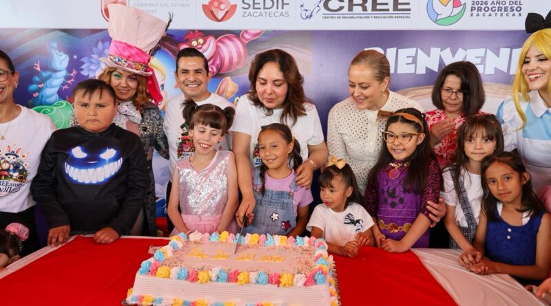 Llena de alegría Gobierno de Zacatecas el CREE en festejo por el Día de las Niñas y los Niños