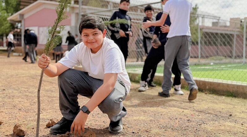 Llega programa de reforestación de Pepe Saldívar a Ojo de Agua y Villas de Guadalupe