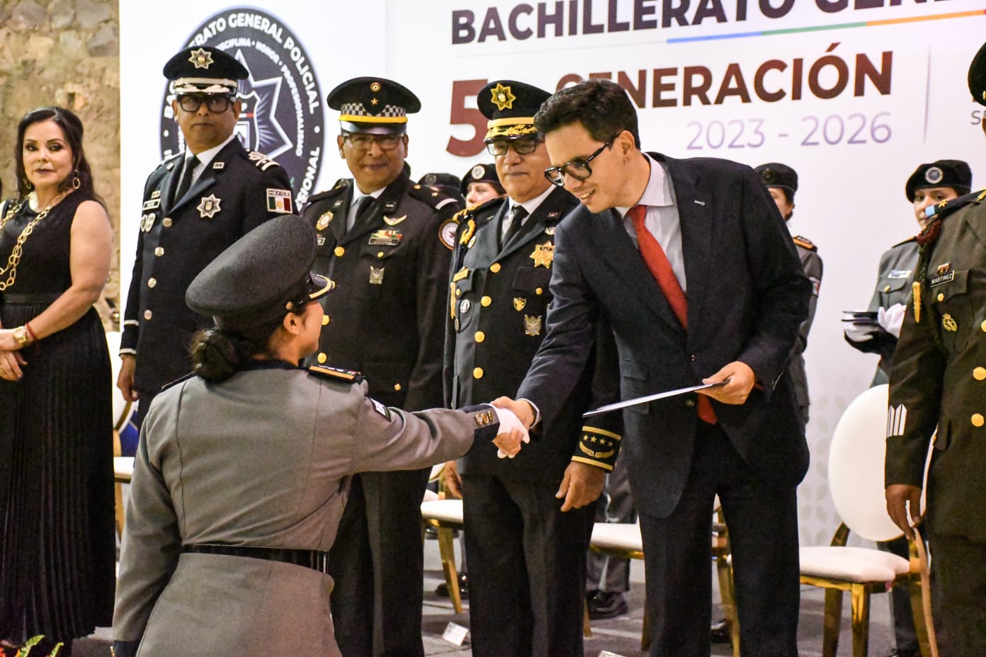 Fortalece SSP formación de juventudes, con graduación de Quinta Generación del Bachillerato General Policial