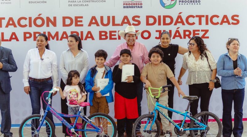 Con obras de infraestructura escolar, beneficia Gobernador David Monreal a niñas y niños de Valparaíso