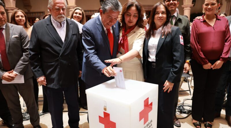Da arranque Gobernador David Monreal a Colecta de Cruz Roja Mexicana en Zacatecas, “Esto que ves lo hacemos juntos”
