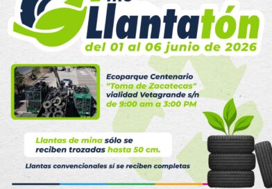 Invita Gobierno de Zacatecas a participar en 7mo Llantatón