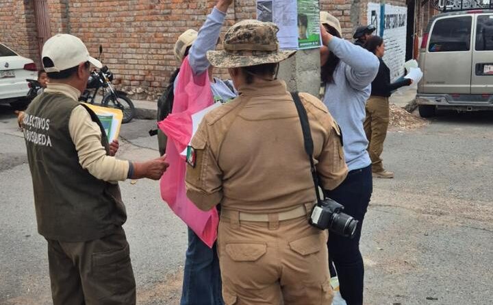 En atención a solicitud de colectivos de Durango, realizan autoridades diligencia de búsqueda, en Pinos y Villa Hidalgo