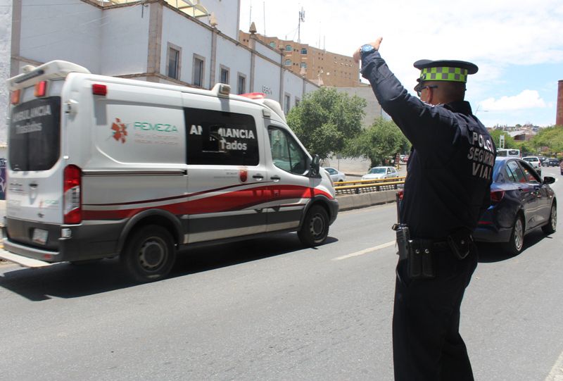 Emite Gobierno de Zacatecas indicaciones viales sobre actuación ante el paso de unidades de emergencia