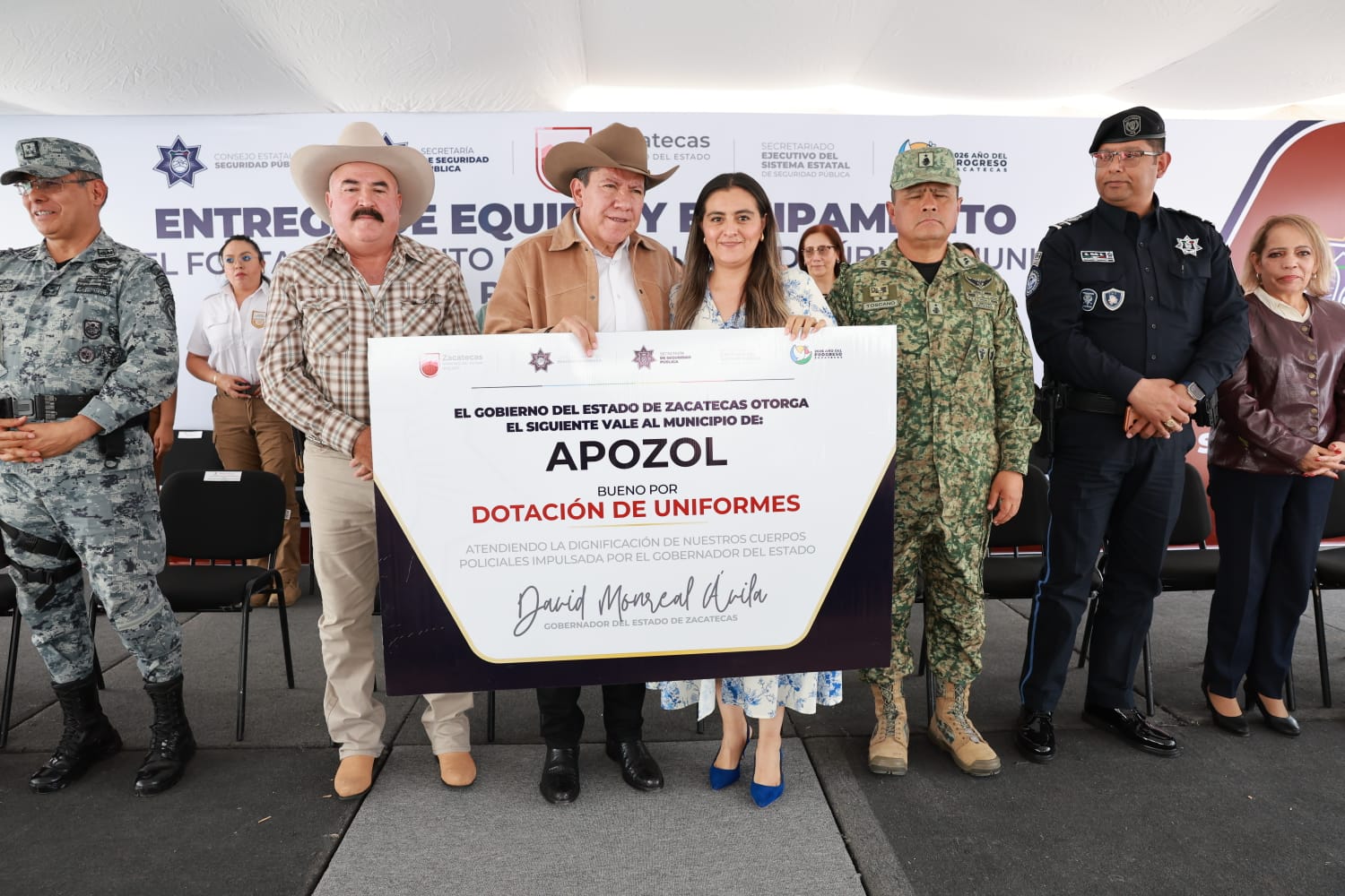 Destina Gobernador David Monreal inversión histórica de 1 mil 357 millones de pesos a la seguridad de Zacatecas 