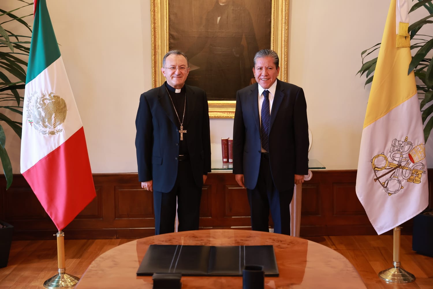 Sostiene Gobernador David Monreal reunión con Nuncio Apostólico en México, Joseph Spiteri