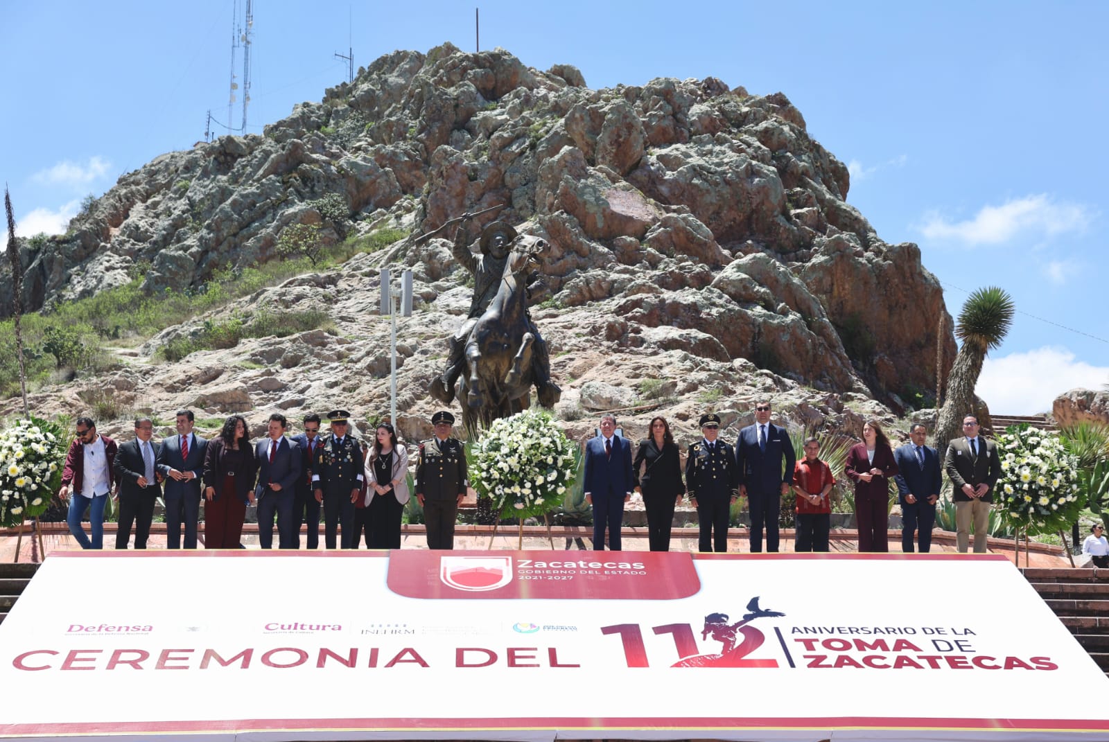  Conmemora Gobernador David Monreal el 112 aniversario de la Toma de Zacatecas