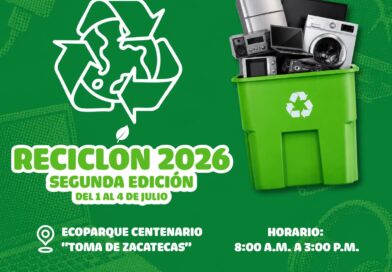 Invita Gobierno de Zacatecas a participar en segunda edición del Reciclón 2026