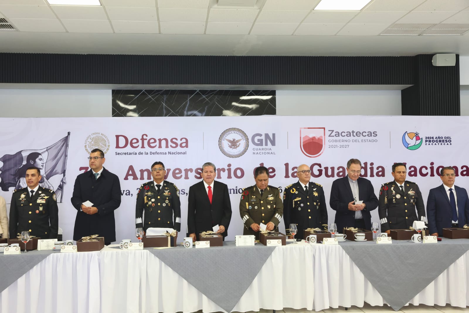 Reconoce Gobernador David Monreal a la Guardia Nacional a siete años de su creación 