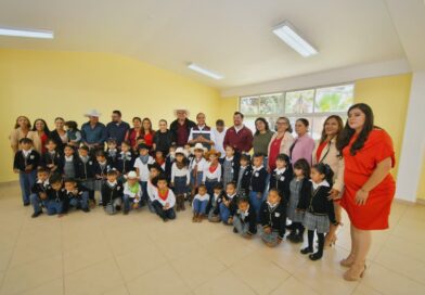 Continúa la infraestructura educativa en las comunidades de Guadalupe