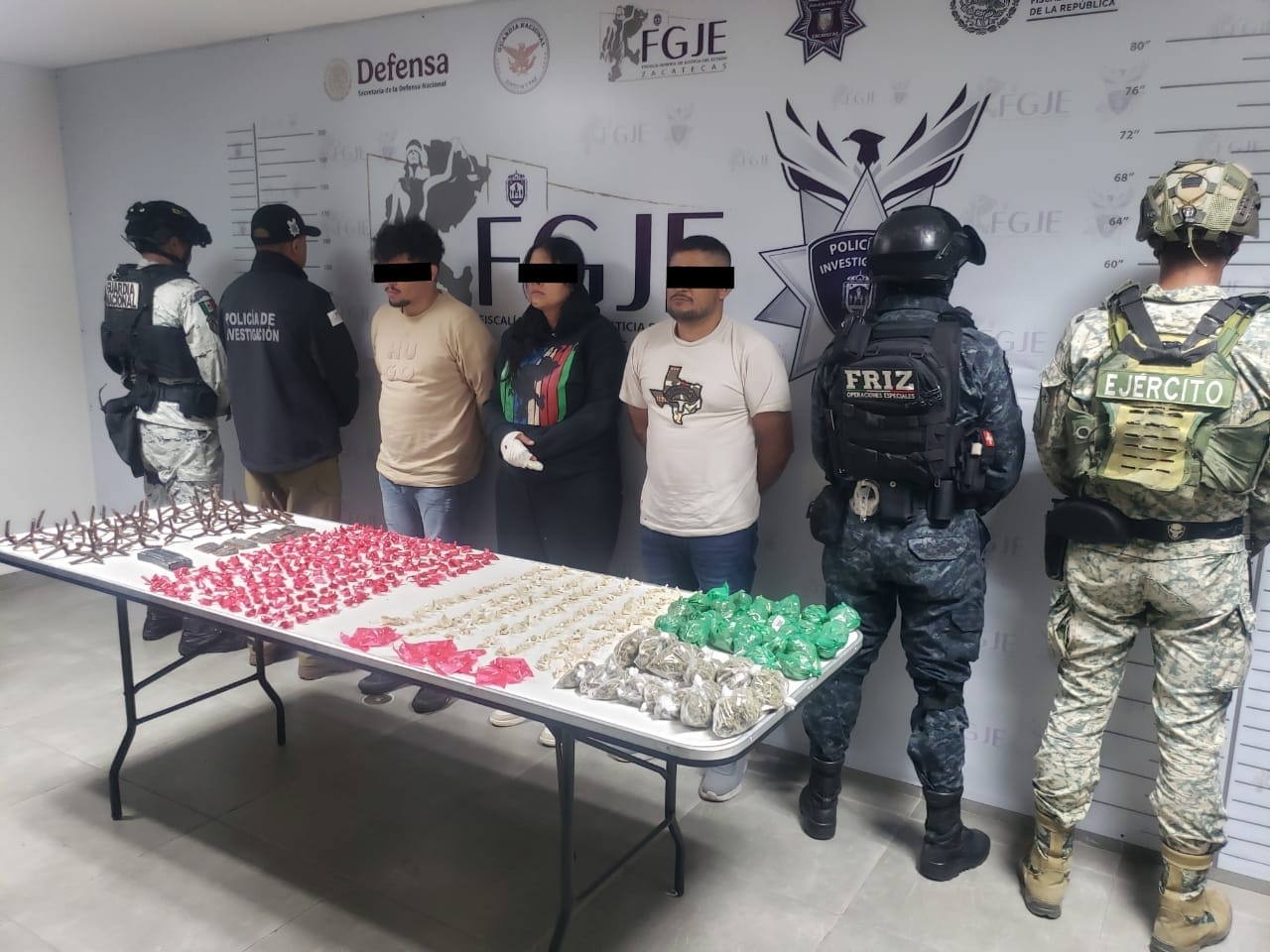 Detienen autoridades a tres probables generadores de violencia; uno era buscado por homicidio y fuga de un penal en Jalisco