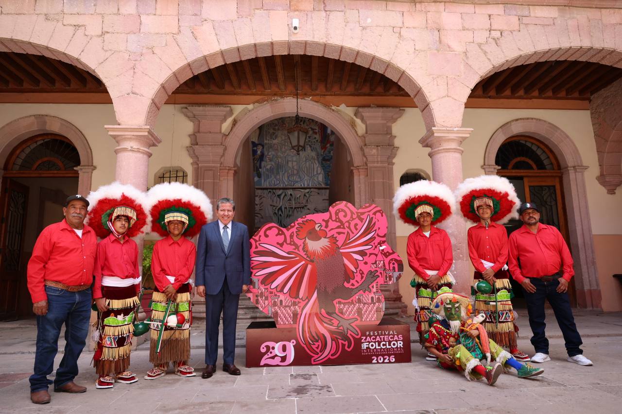 Presenta Gobernador David Monreal edición 29 del Festival Zacatecas del Folclor Internacional “Gustavo Vaquera Contreras”