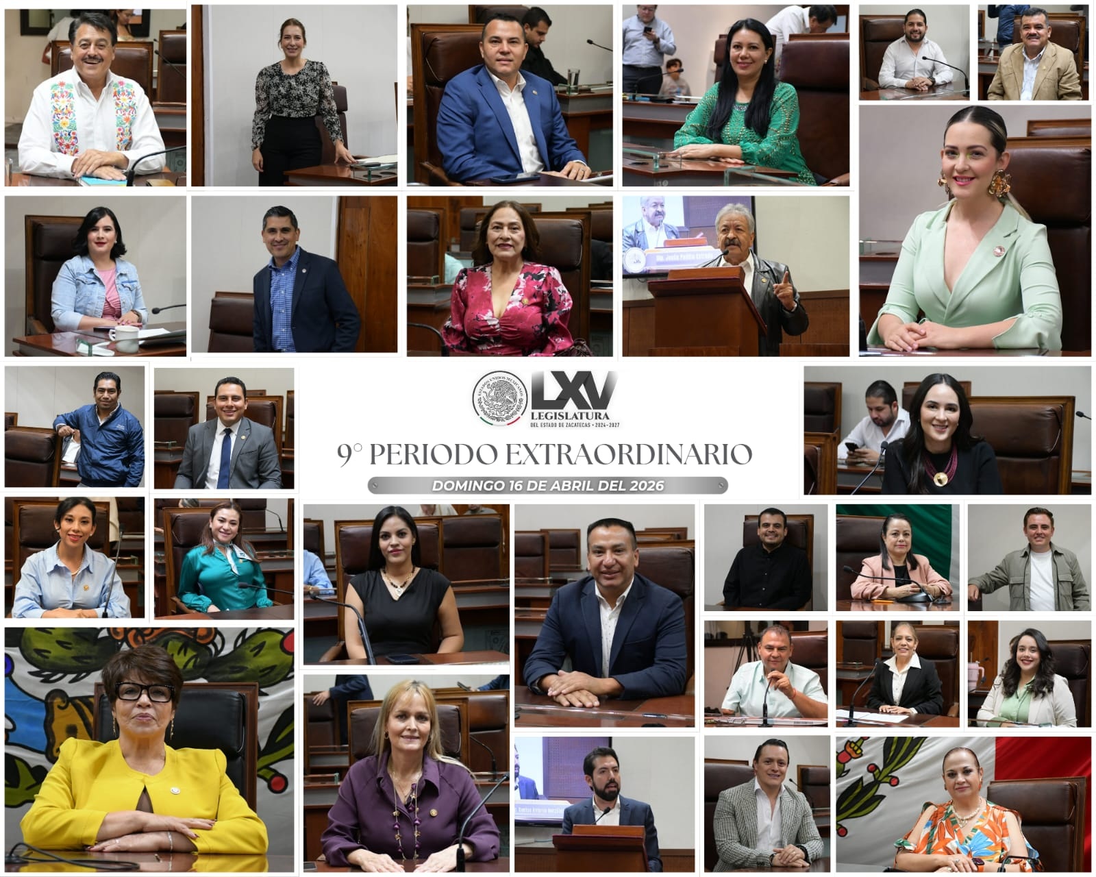 Inician trabajos del Noveno Periodo Extraordinario de Sesiones