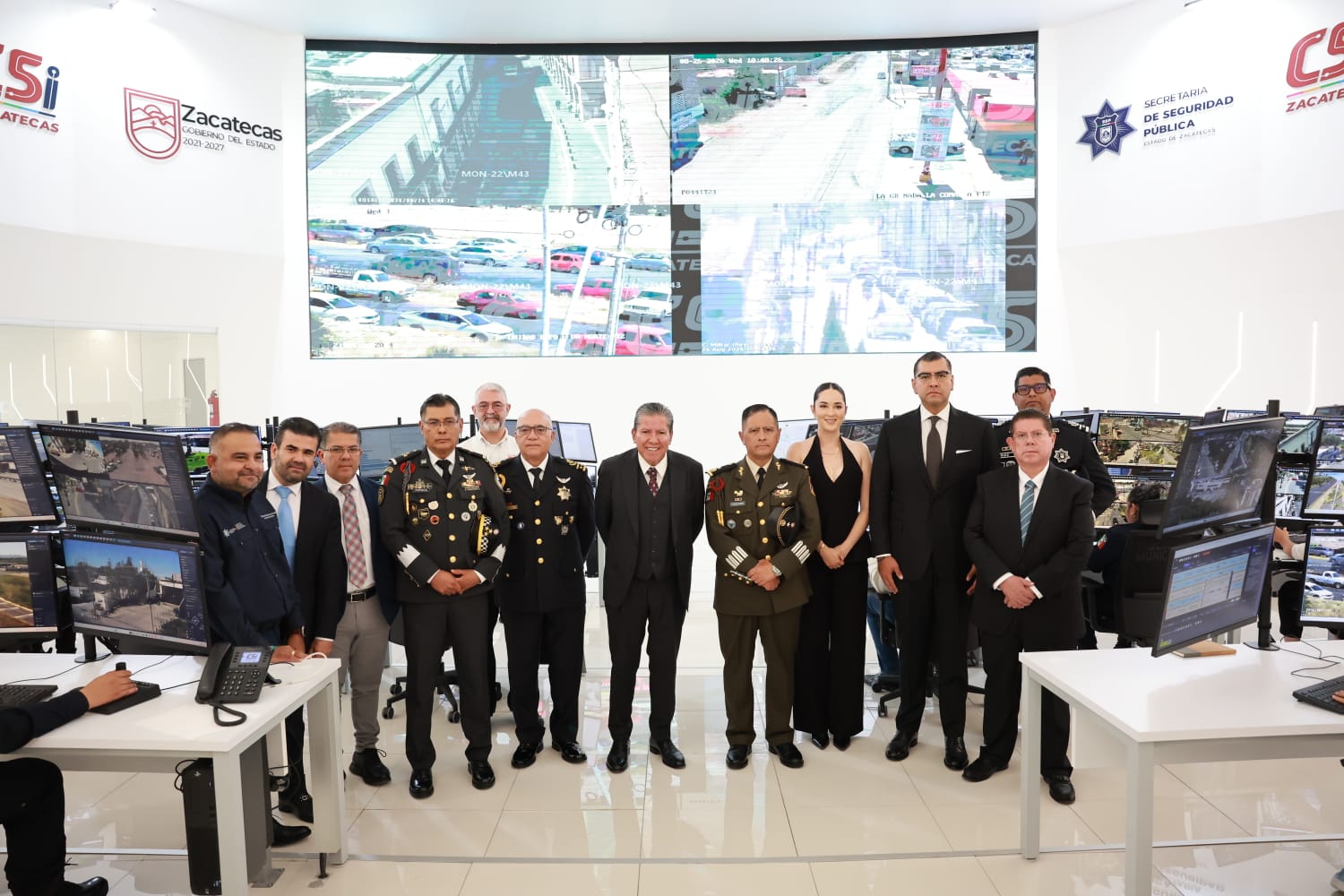 La seguridad llegó para quedarse en Zacatecas: Gobernador David Monreal al inaugurar auditorio del C5i 