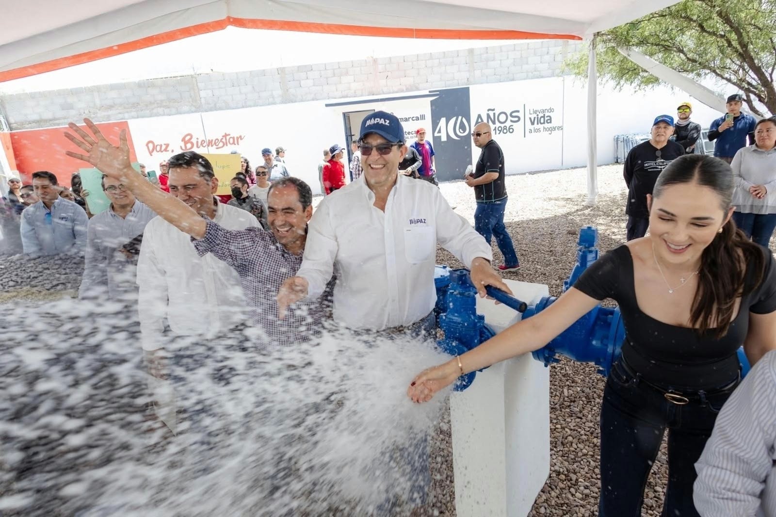Anuncia Pepe Saldívar incremento de abasto de agua en Guadalupe con pozo Comarca III