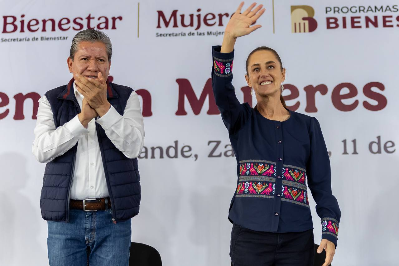 Destaca Gobernador David Monreal Ávila respaldo de la Presidenta Claudia Sheinbaum a Zacatecas
