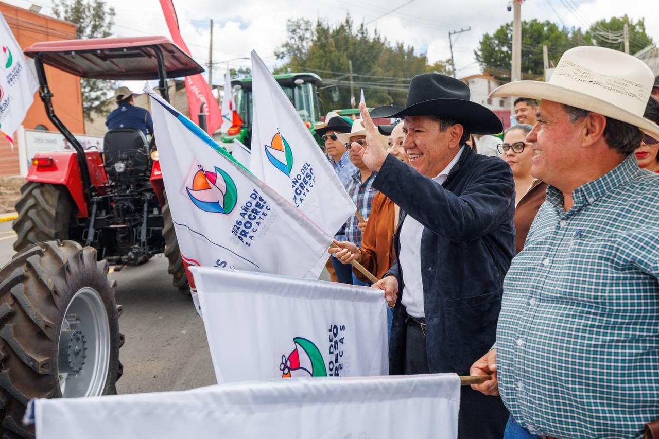 Entregará Gobernador David Monreal 400 tractores en la Gran Expo Feria Agropecuaria 2026