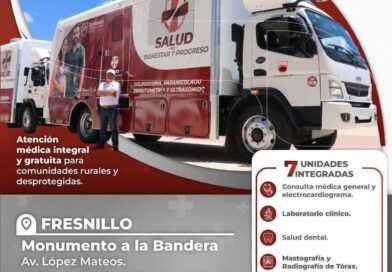 Acerca Gobernador David Monreal servicios médicos gratuitos a población de Fresnillo con Caravana de la Salud 2026
