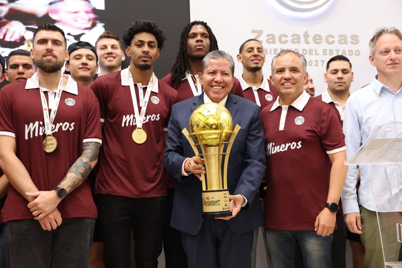 Reconoce Gobernador David Monreal a Mineros de Zacatecas, campeones de la Copa Value 2026