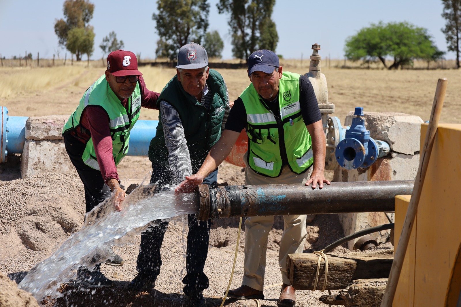 Garantiza Gobernador David Monreal Ávila acceso al agua potable a familias zacatecanas