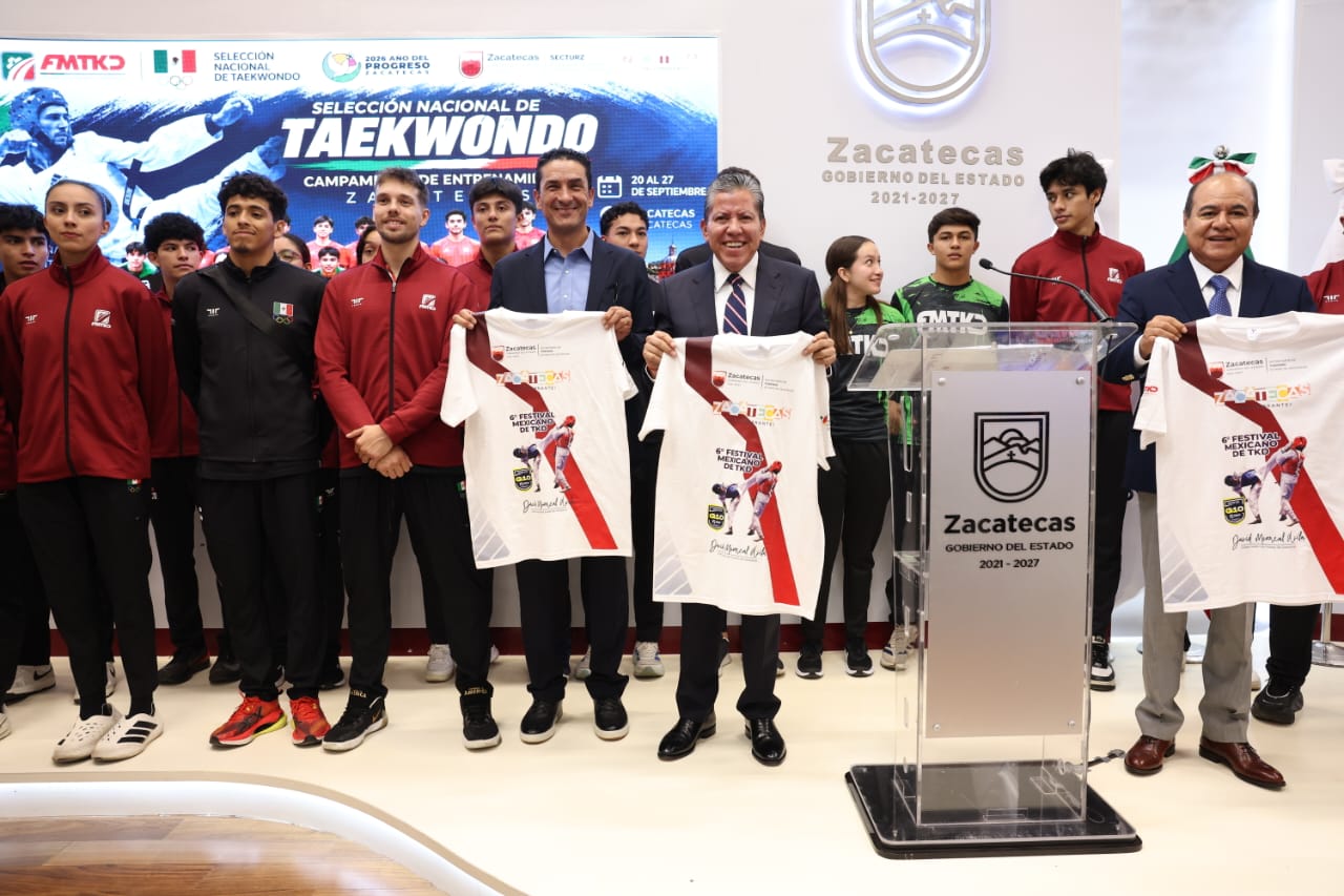 Con más de 2 mil 500 participantes, anuncia Gobernador David Monreal Campeonato Nacional de Taekwondo Zacatecas