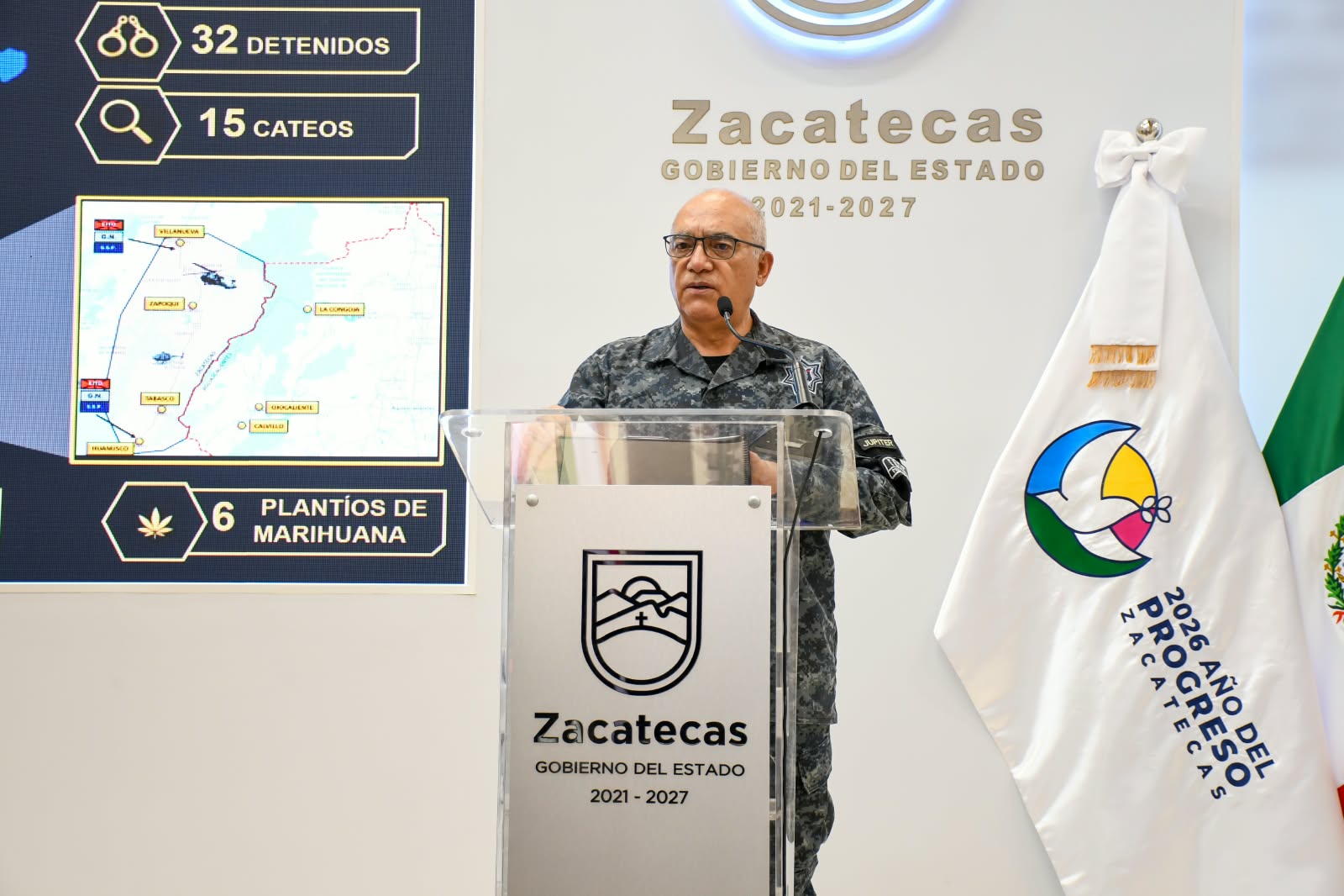 Fortalece Gobierno de Zacatecas acciones contra generadores de violencia y delitos de alto impacto