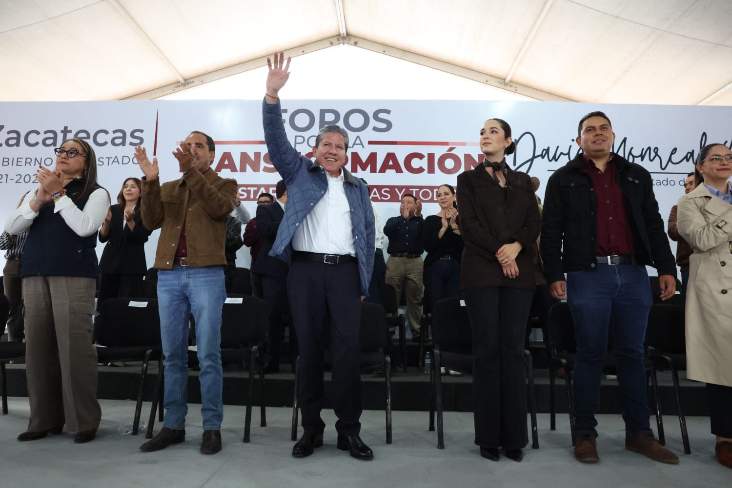 Garantiza Gobernador David Monreal respuesta a peticiones del pueblo en Foros por la Transformación