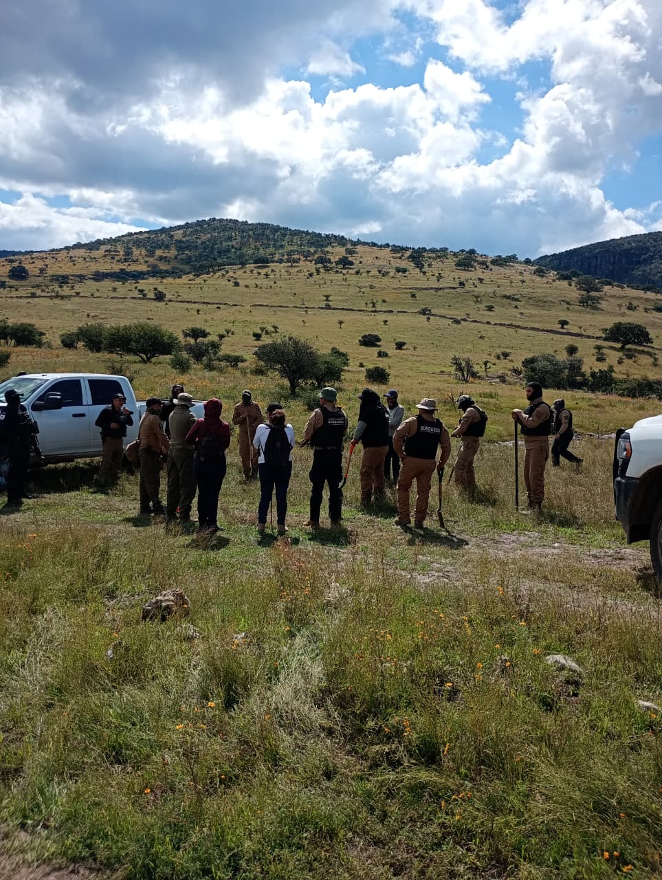 Desarrolla Gobierno de Zacatecas acciones de búsqueda forense y en vida generalizada en Monte Escobedo y Trancoso 