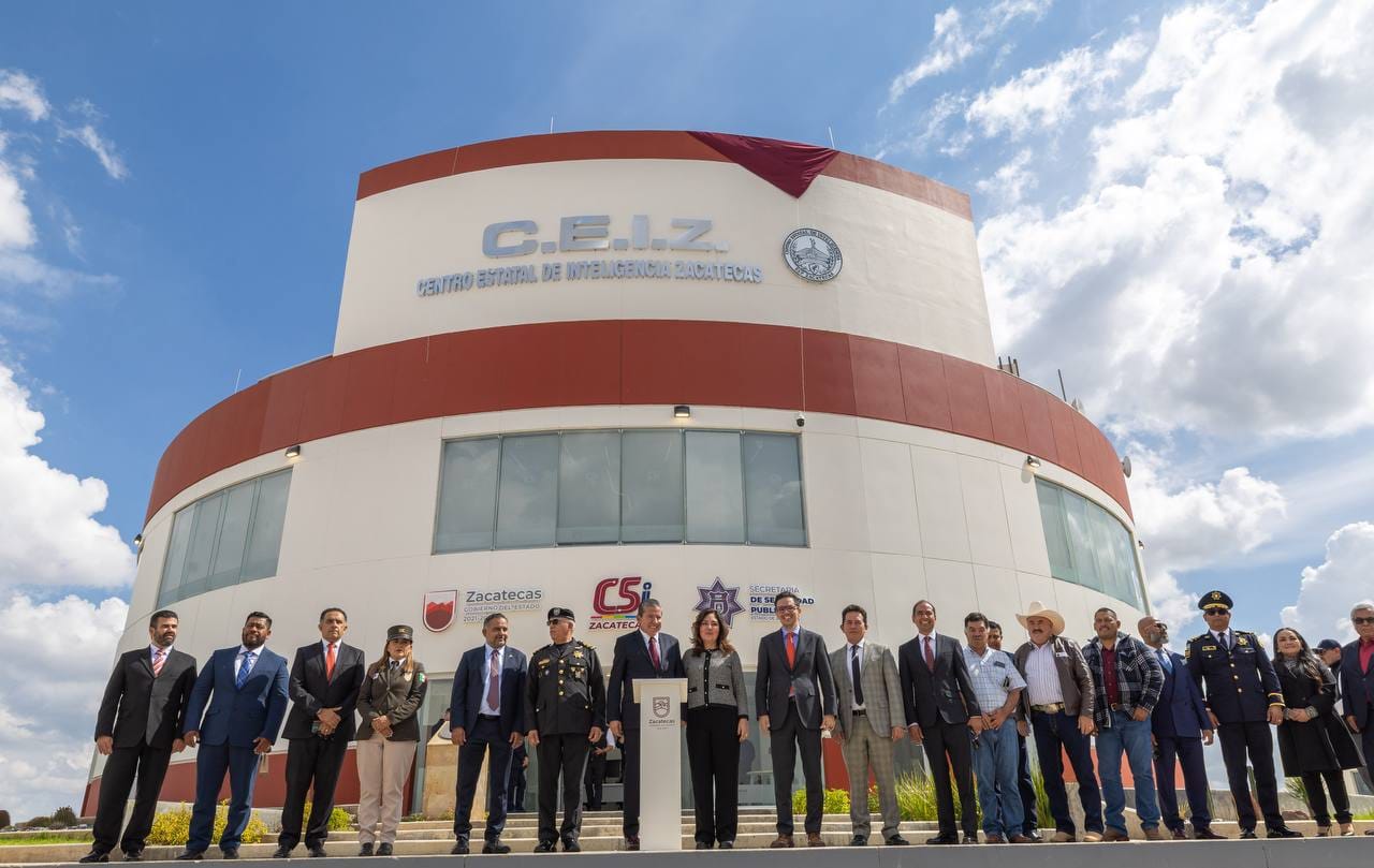 Inaugura Gobernador David Monreal Centro Estatal de Inteligencia y anuncia creación de policía aérea