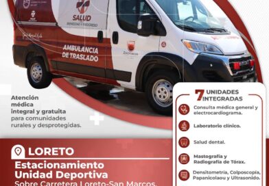Suman Unidades Médicas Móviles 14 mil 607 servicios gratuitos; esta semana atienden en Loreto