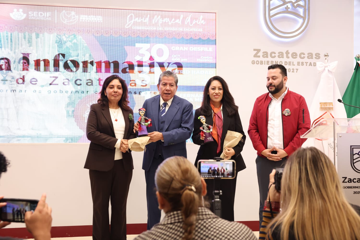 Entre Catrinas y corazones de barro, invita Gobernador David Monreal a actividades del Festival de Día de Muertos 2026