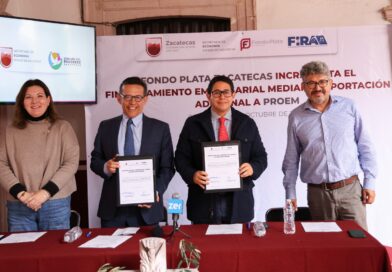 Duplican Gobierno del Estado y FIRA bolsa de financiamiento para empresas zacatecanas